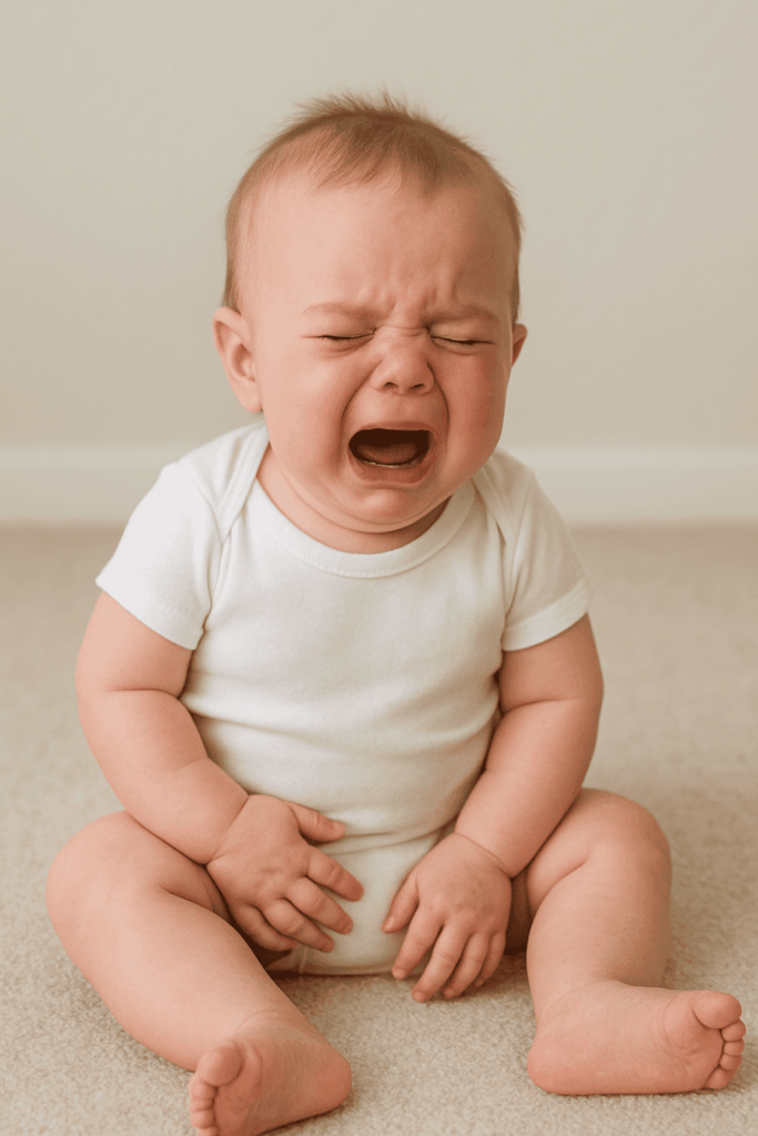 Mi bebé llora como si le doliera algo – Causas comunes y qué hacer