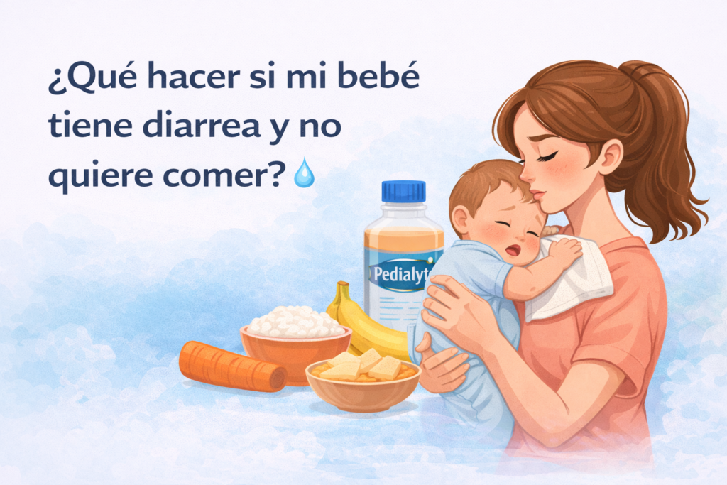 que-hacer-si-mi-bebe-tiene-diarrea-y-no-quiere-comer